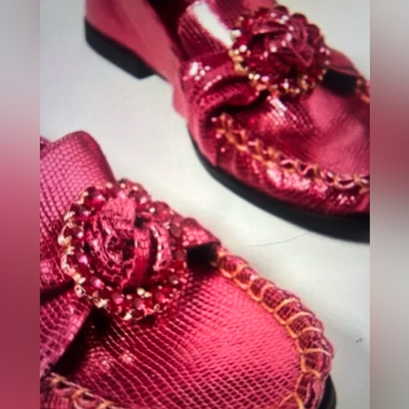 Anthropologie Vicenza Twisted Embellished Loafers - Picture 5 of 7